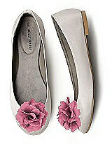 Crinkle Chiffon Flower Shoe Clip