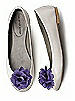 Crinkle Chiffon Flower Shoe Clip
