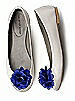 Crinkle Chiffon Flower Shoe Clip