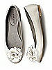 Crinkle Chiffon Flower Shoe Clip