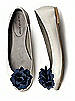 Crinkle Chiffon Flower Shoe Clip