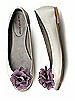 Crinkle Chiffon Flower Shoe Clip