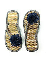 Flower Trimmed Bridesmaid and Bridal Flip Flop