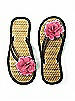 Flower Trimmed Bridesmaid and Bridal Flip Flop
