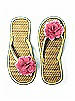 Flower Trimmed Bridesmaid and Bridal Flip Flop