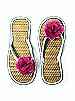 Flower Trimmed Bridesmaid and Bridal Flip Flop
