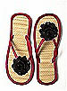 Glimmer Flower Trimmed Bridesmaid Flip Flop