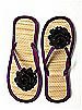 Glimmer Flower Trimmed Bridesmaid Flip Flop