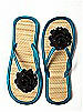 Glimmer Flower Trimmed Bridesmaid Flip Flop