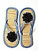 Glimmer Flower Trimmed Bridesmaid Flip Flop