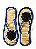 Glimmer Flower Trimmed Bridesmaid Flip Flop