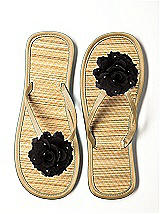 Glimmer Flower Trimmed Bridesmaid Flip Flop