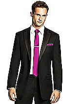 Men's Skinny Tie in Duchess Satin