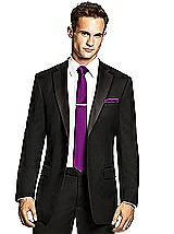 Men's Skinny Tie in Duchess Satin
