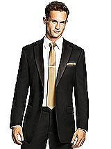 Men's Skinny Tie in Duchess Satin