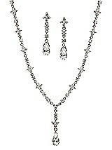 Bridal Necklace and Drop Earring Set