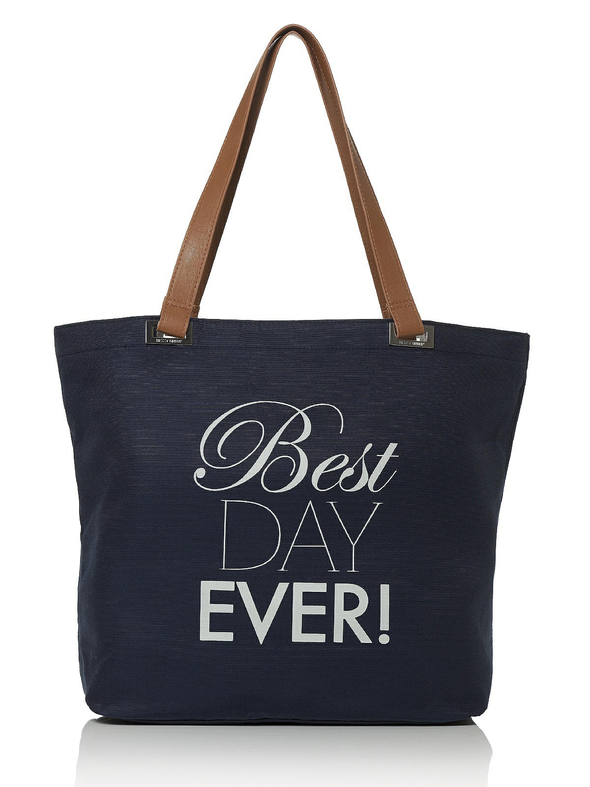 navy blue tote bag