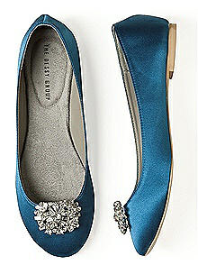 Jeweled Rectangular Shoe Clip