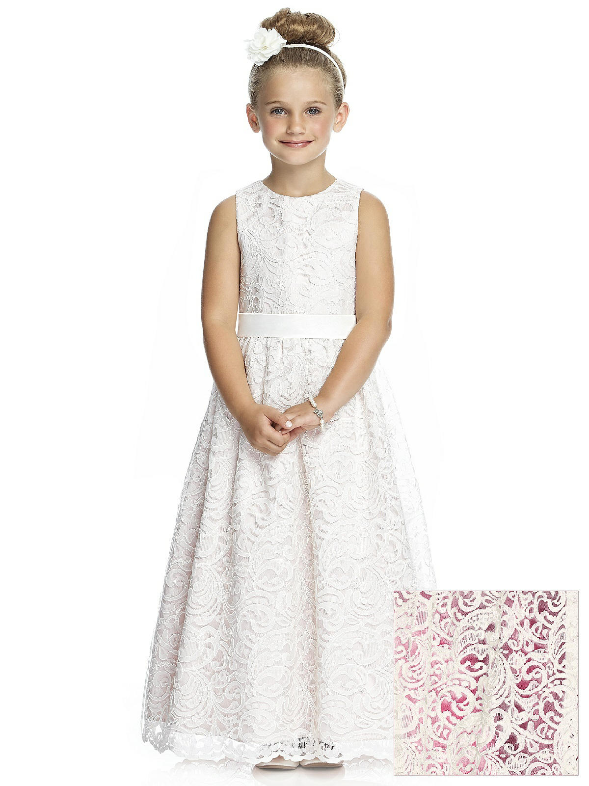 lace flowergirl dress 