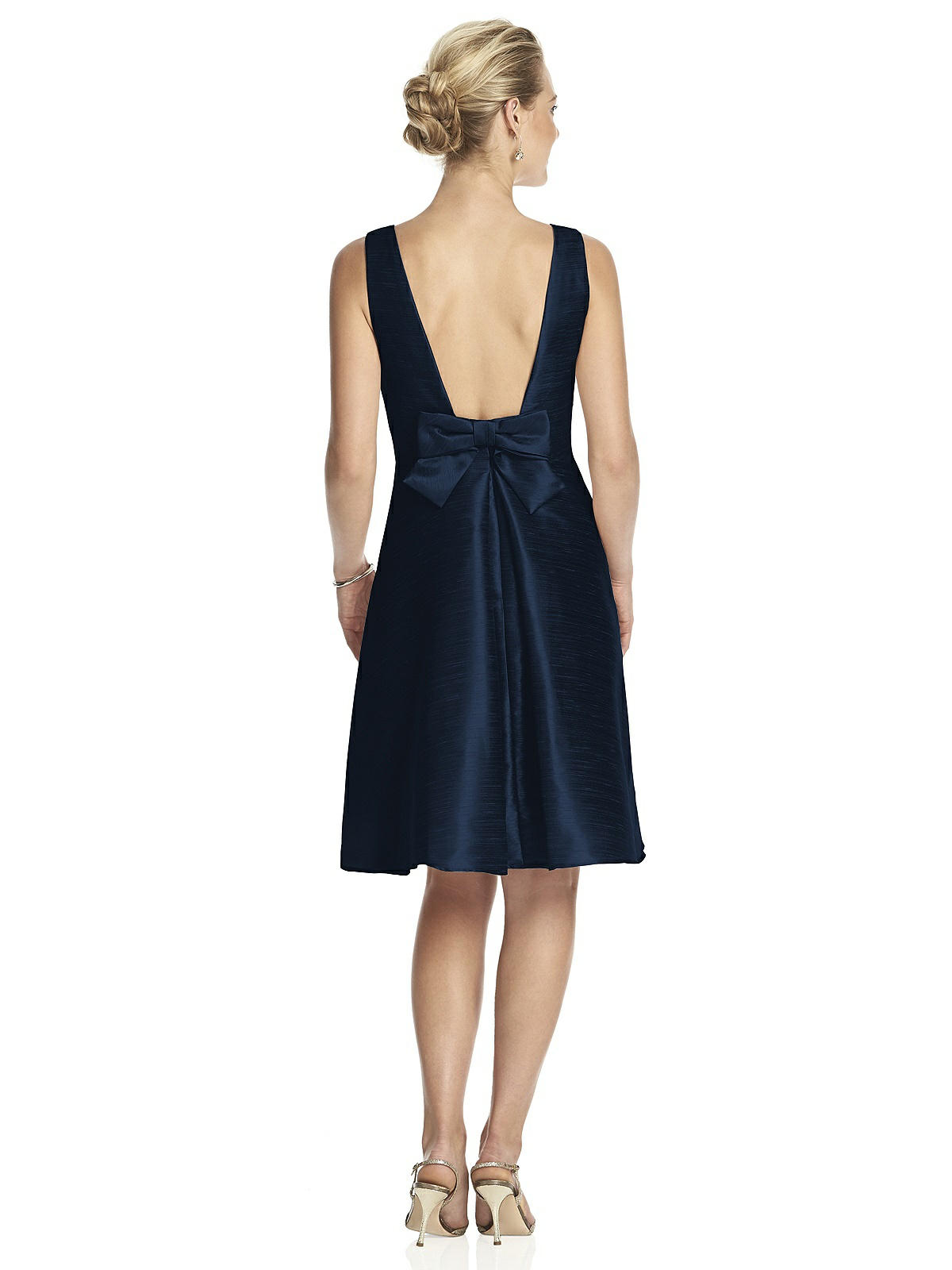 midnight blue bridesmaid dress
